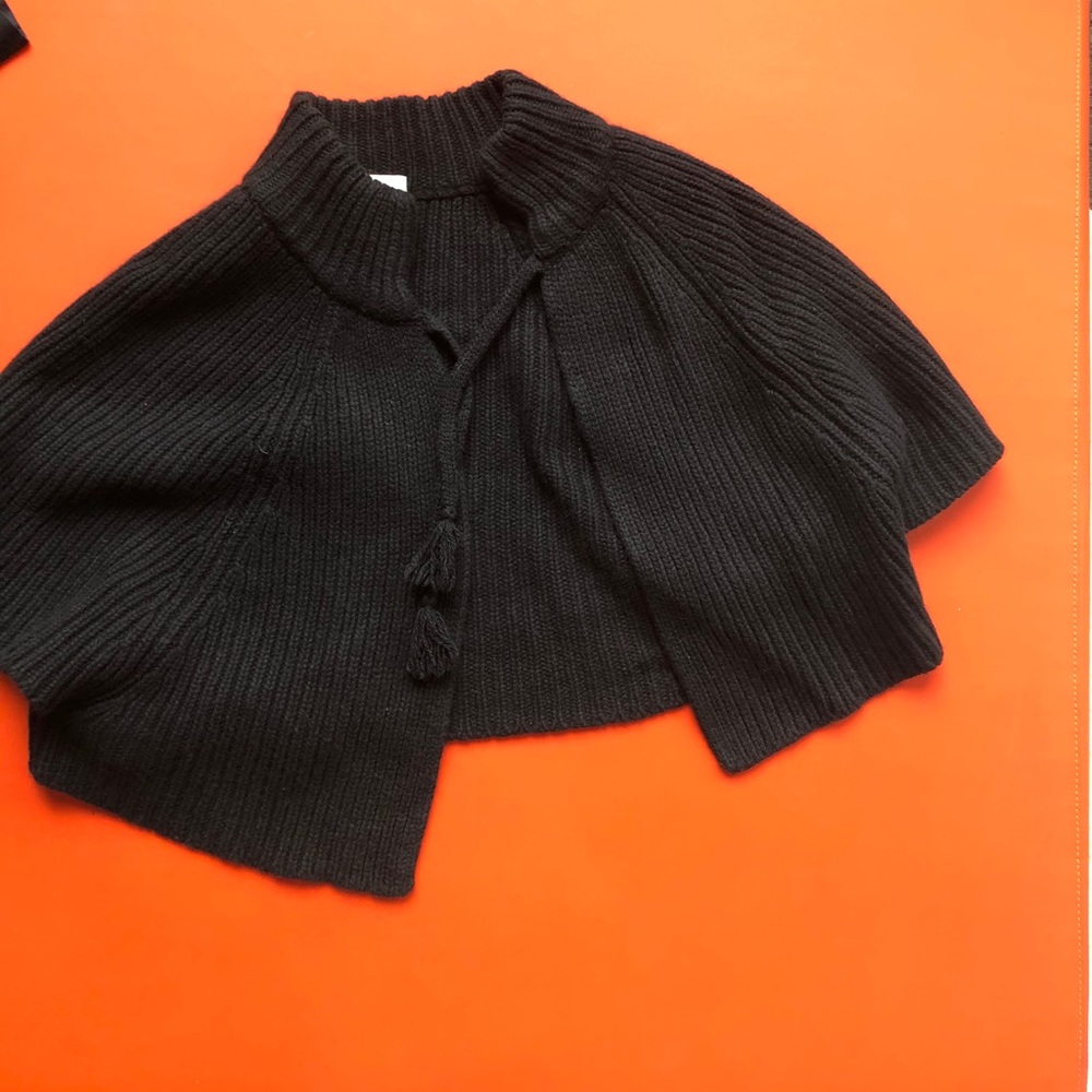 Modern wool cape